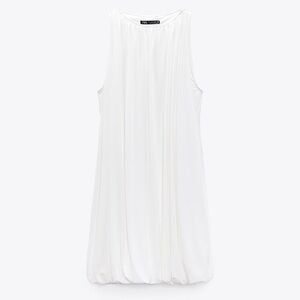 Zara Cream Balloon Dress